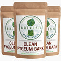 Clean Genuine Pygeum Bark Supplement - British Supplements