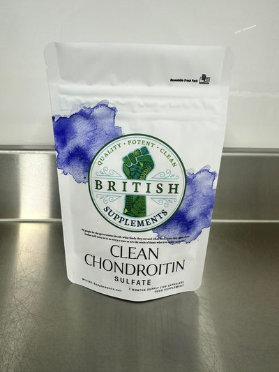 Clean Genuine Strong Chondroitin Sulphate 1,038mg - British Supplements