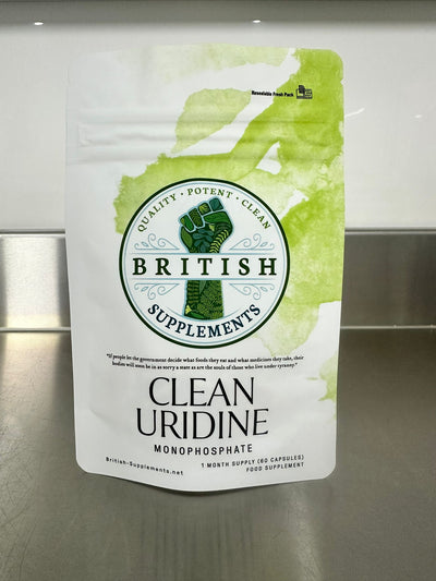 Clean Genuine Uridine Monophosphate 352.8mg - British Supplements