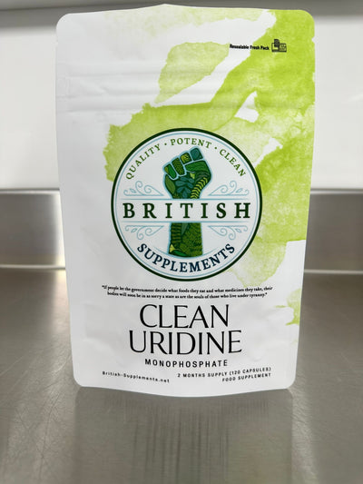 Clean Genuine Uridine Monophosphate 352.8mg - British Supplements