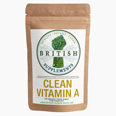Clean Genuine Vitamin A Supplement - British Supplements