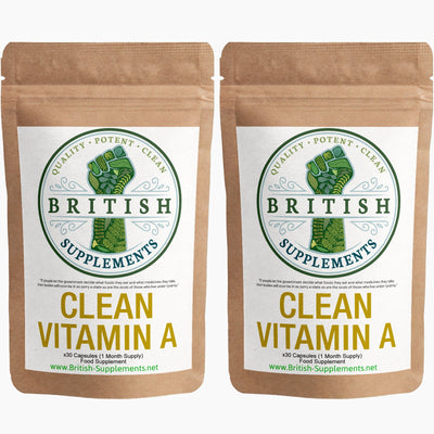 Clean Genuine Vitamin A Supplement - British Supplements