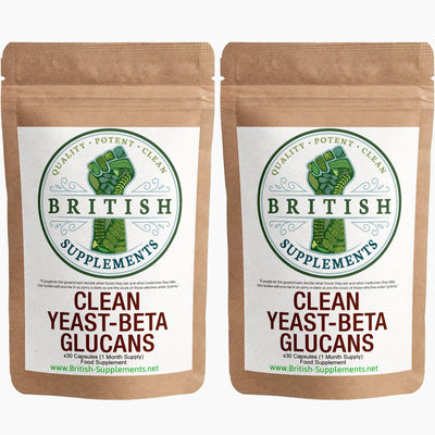 Clean Genuine Yeast Beta Glucan Supplement - British Supplements