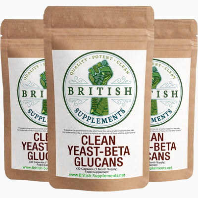 Clean Genuine Yeast Beta Glucan Supplement - British Supplements