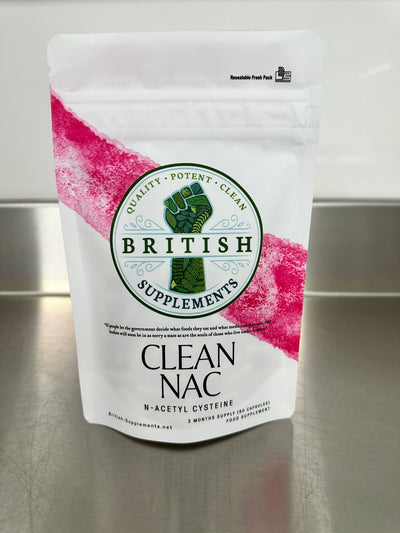 Clean NAC 747mg + Uptake Blend - British Supplements