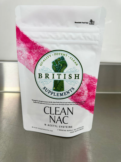 Clean NAC 747mg + Uptake Blend - British Supplements