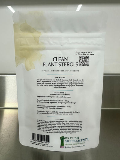 Clean plant sterols 95% Phytosterol - British Supplements