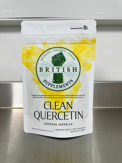 Clean Quercetin 651mg + Uptake Blend - British Supplements