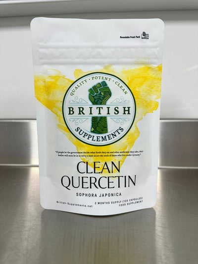 Clean Quercetin 651mg + Uptake Blend - British Supplements