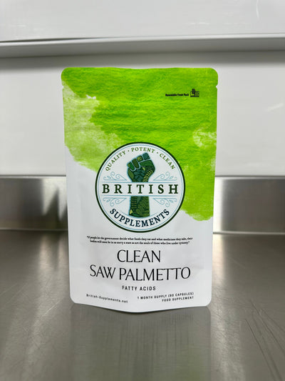Clean Saw Palmetto Extract + Uptake Blend - British Supplements