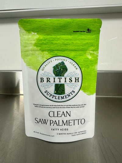 Clean Saw Palmetto Extract + Uptake Blend - British Supplements