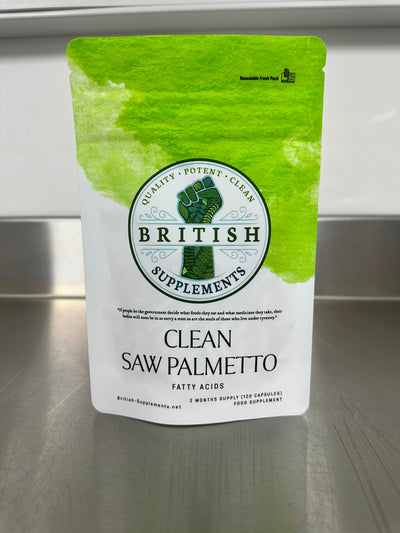 Clean Saw Palmetto Extract + Uptake Blend - British Supplements