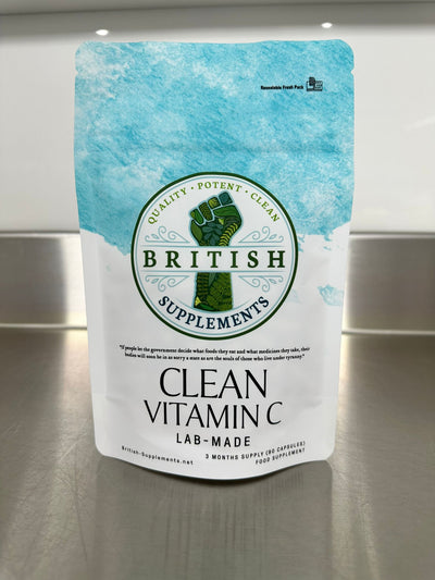 Clean Vitamin C (859mg) lab - made version - British Supplements