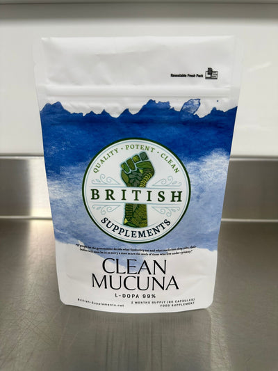 Mucuna Extract (99% L - Dopa) + Uptake Blend - British Supplements