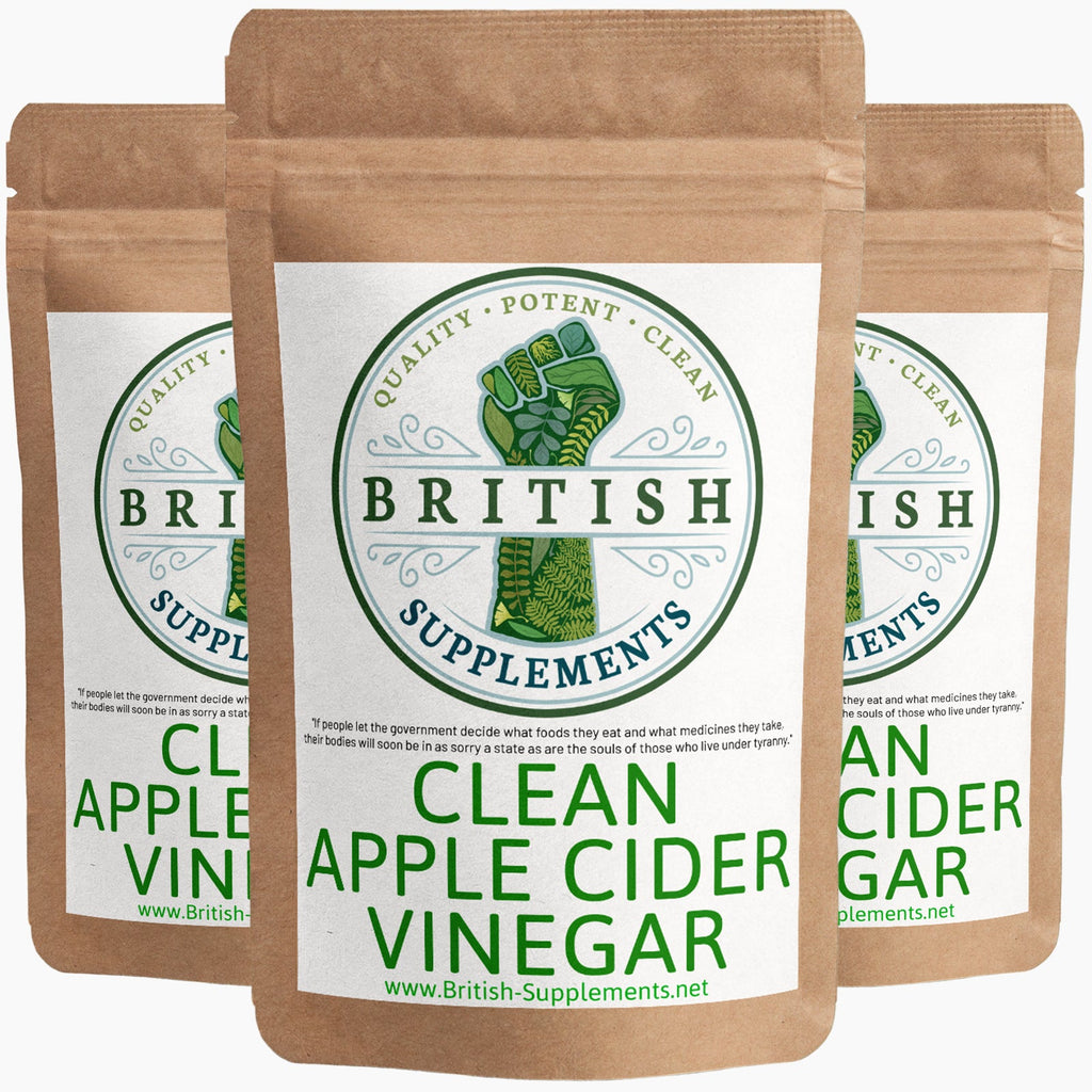 Clean Apple Cider Vinegar (58mg acetic acid) - British Supplements