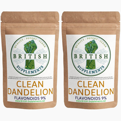 Clean Dandelion (9% Flavonoids) - British Supplements