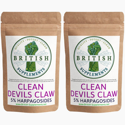Clean Devils Claw (29mg Harpagosides) - British Supplements