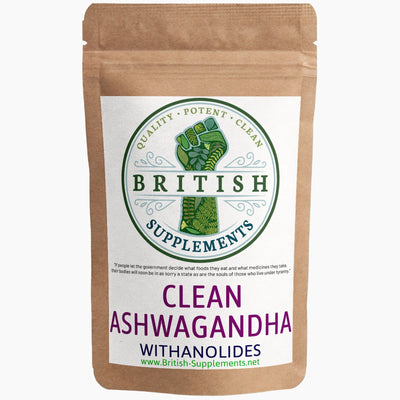 Clean Genuine Ashwagandha + Uptake Blend - British Supplements