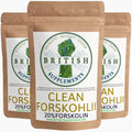 Clean Genuine Coleus Forskohlii 8,425mg + Uptake Blend - British Supplements