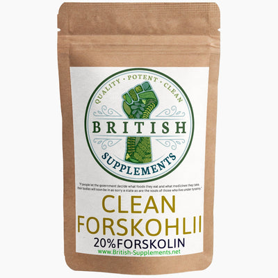 Clean Genuine Coleus Forskohlii 8,425mg + Uptake Blend - British Supplements