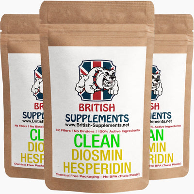 Clean Genuine Diosmin Hesperidin 13,400mg (9:1) - British Supplements