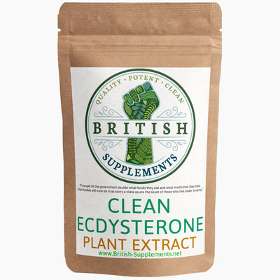 Clean Genuine Ecdysterone 629mg - British Supplements