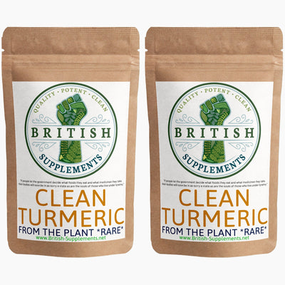Clean Genuine Indian Turmeric Extract + Uptake Blend - British Supplements
