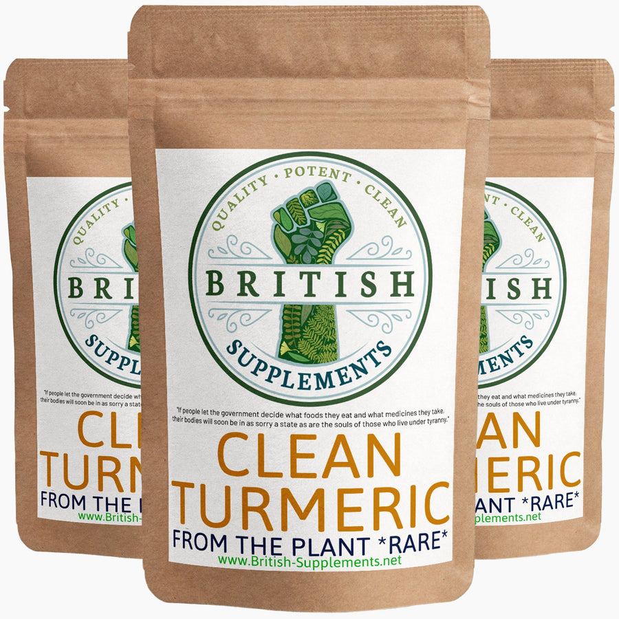 Clean Genuine Indian Turmeric Extract + Uptake Blend - British Supplements