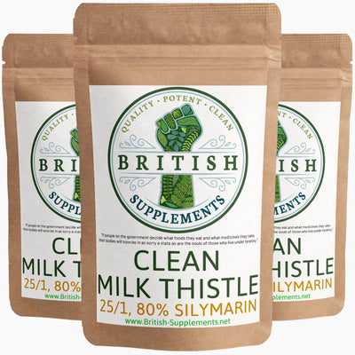 Clean Genuine Milk Thistle Extract + Uptake Blend - British Supplements