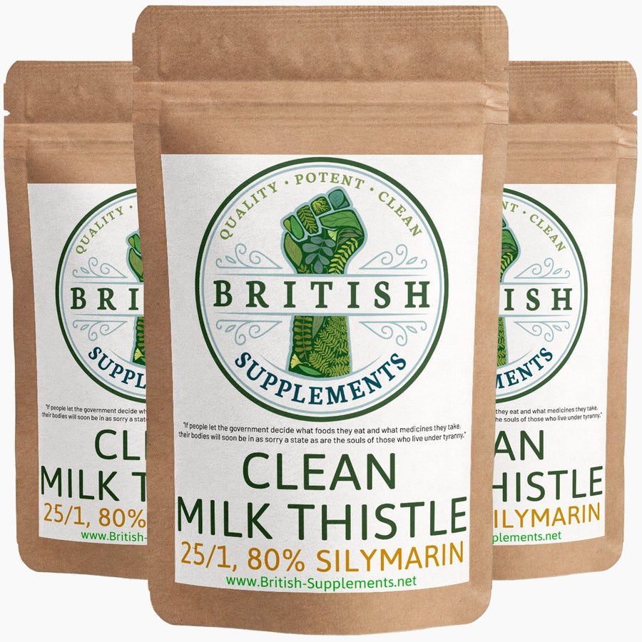 Clean Genuine Milk Thistle Extract + Uptake Blend - British Supplements