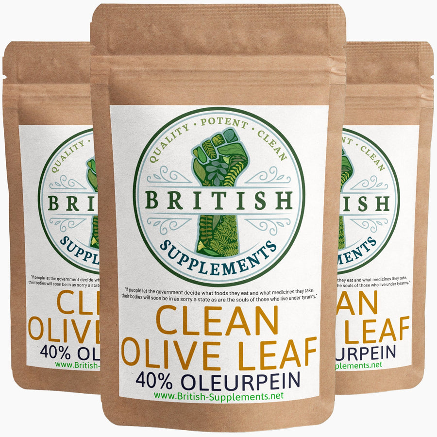 Clean Genuine Olive Leaf Extract + Uptake Blend - British Supplements