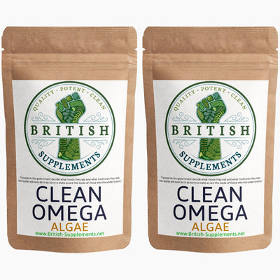 Clean Genuine Omega 3 Algae - British Supplements