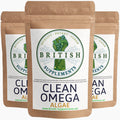 Clean Genuine Omega 3 Algae - British Supplements