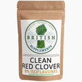 Clean Genuine Red Clover 8,814mg (Isoflavones 54mg) + Uptake Blend - British Supplements