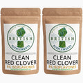 Clean Genuine Red Clover 8,814mg (Isoflavones 54mg) + Uptake Blend - British Supplements