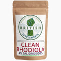Clean Genuine Rhodiola Rosea Extract 238mg (1,428mg) (4% Salidrosides 9.52mg) - British Supplements