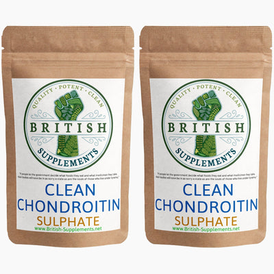 Clean Genuine Strong Chondroitin Sulphate 1,038mg - British Supplements