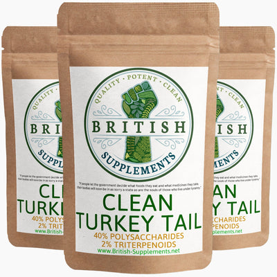 Clean Genuine Turkey Tail Supplement - British Supplements