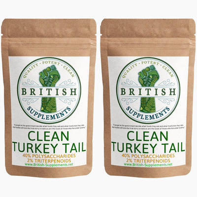 Clean Genuine Turkey Tail Supplement - British Supplements