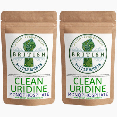 Clean Genuine Uridine Monophosphate 352.8mg - British Supplements