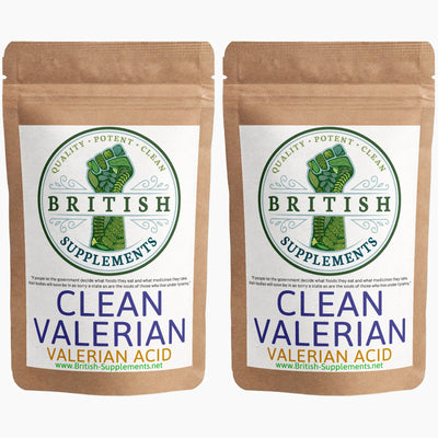 Clean Genuine Valerian Extract +Uptake Blend - British Supplements