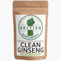 Clean Ginseng Panax 13,662mg (222.7mg Ginsenosides) - British Supplements