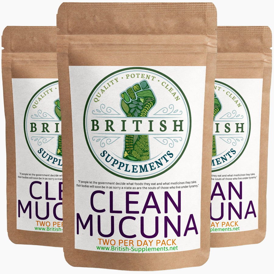Clean Mucuna (2 capsules per day) - British Supplements