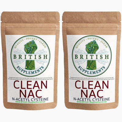 Clean NAC 747mg + Uptake Blend - British Supplements