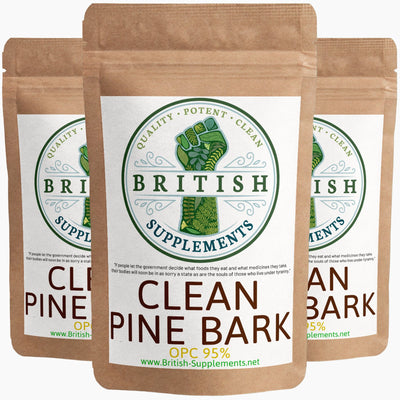 Clean Pine Bark OPC 95% - British Supplements