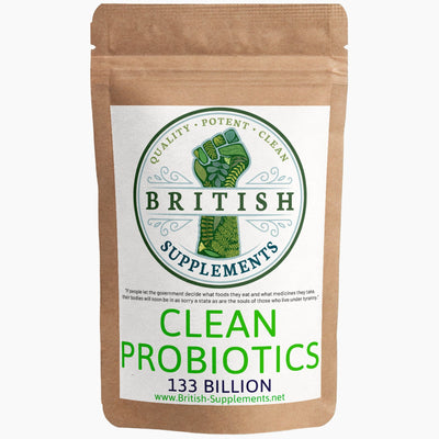Clean Probiotics 133 Billion - British Supplements