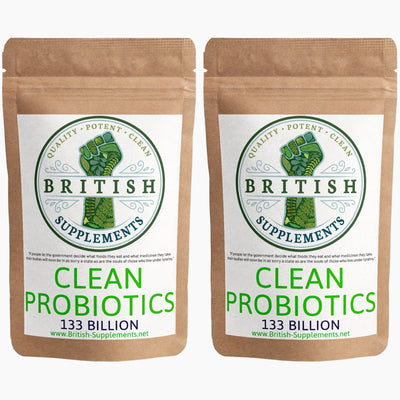 Clean Probiotics 133 Billion - British Supplements