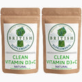 Clean Vitamin D3 + Natural Vitamin C - British Supplements